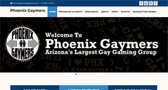 Desktop Screenshot of phoenixgaymers.com