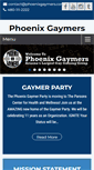 Mobile Screenshot of phoenixgaymers.com